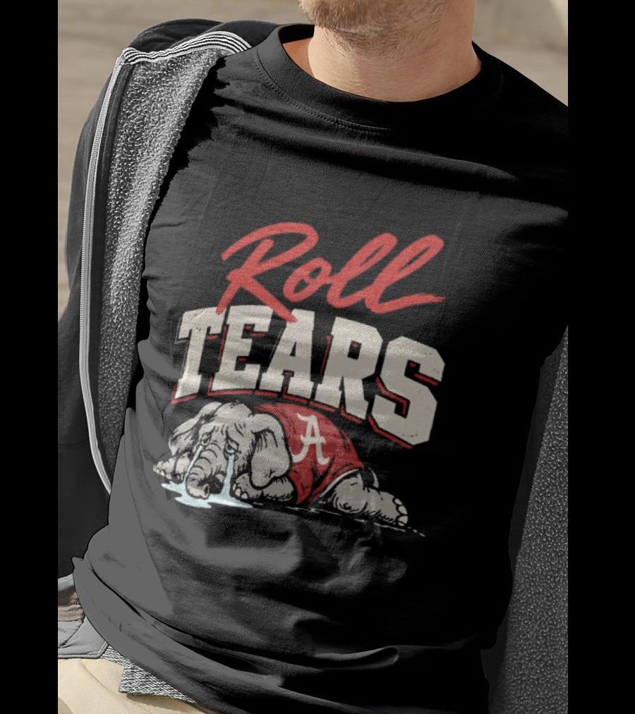Alabama Crimson Tide Roll Tears Elephant T-Shirt