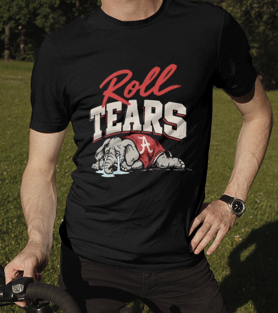 Alabama Crimson Tide Roll Tears Elephant T-Shirt