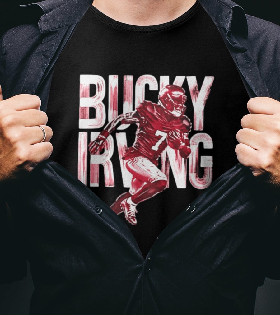 Bucky Irving Tampa Bay Buccaneers Brush Stroke Number 7 T-Shirt