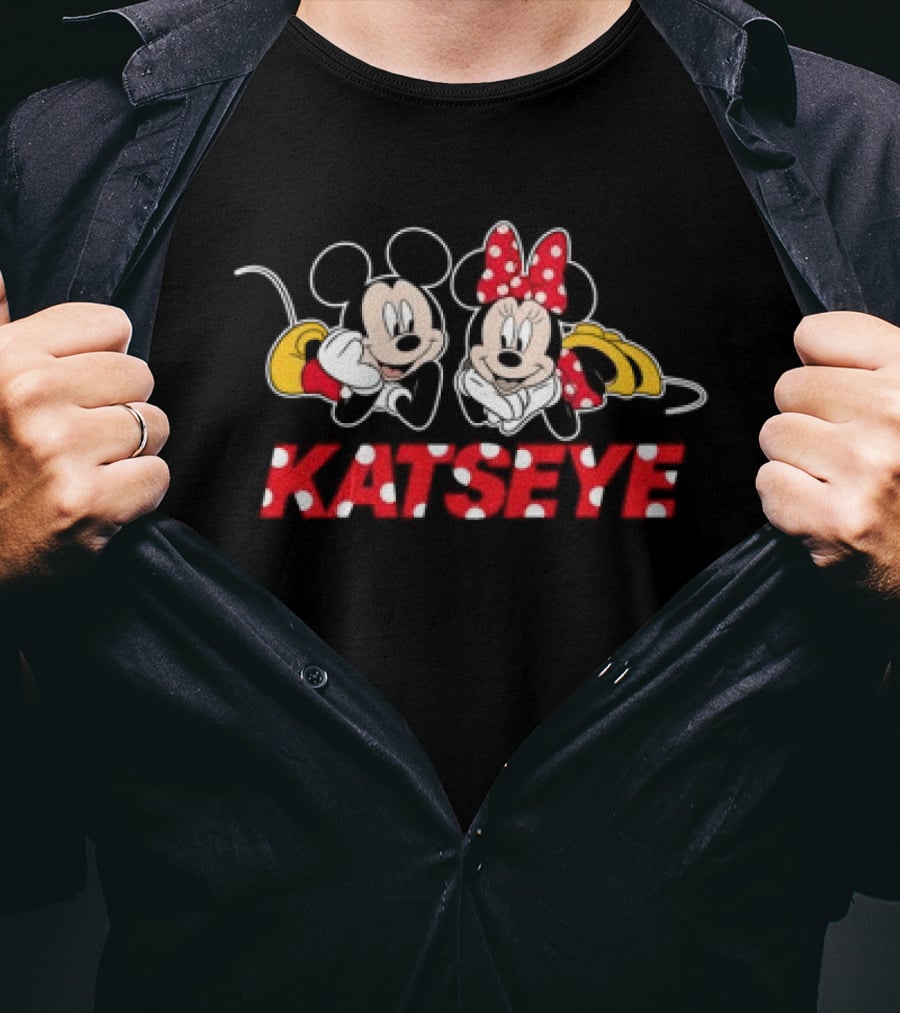 Complex Shop Katseye Mickey Minnie Collaboration T-Shirt