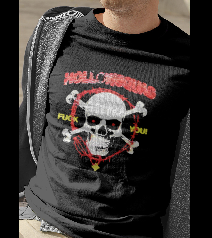 Hollowsquad Skull Crossbones Fuck You T-Shirt