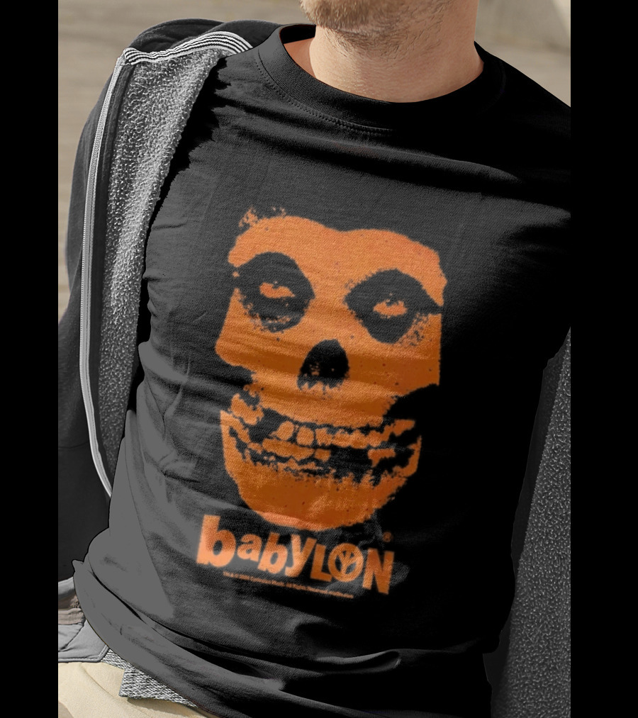 Original Babylon Orange Fiend Skull The Misfits T-Shirt