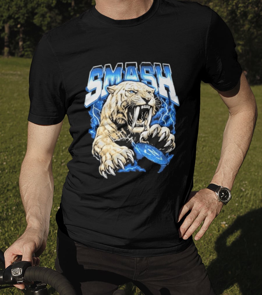 SMASH Predators 2026 Nashville Fierce Tiger Claw Lightning T-Shirt