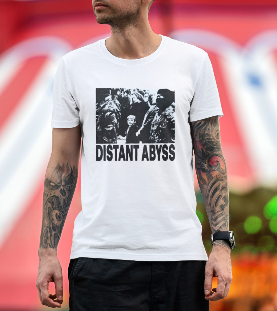 Distant Abyss Protest Conflict Military Scene T-Shirt