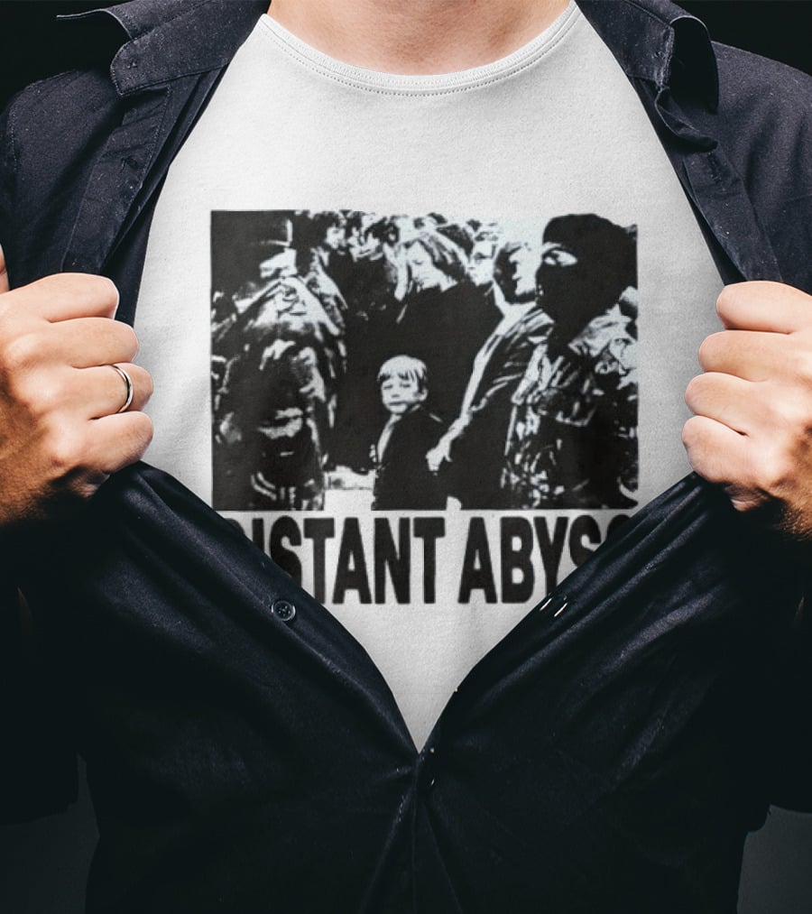 Distant Abyss Protest Conflict Military Scene T-Shirt