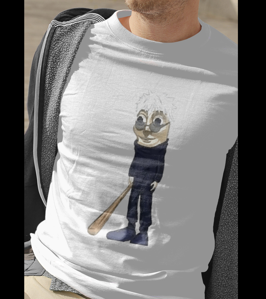 Gojo Satoru Crossover Tung Tung Tung Sahur Character Fusion T-Shirt