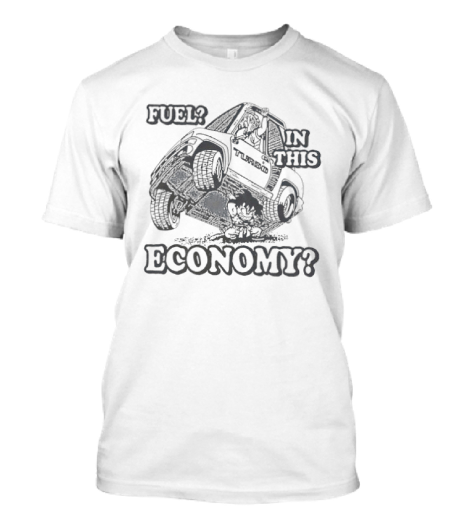 Goku Turbo Fuel Car In This Economy Bootleg T-Shirt