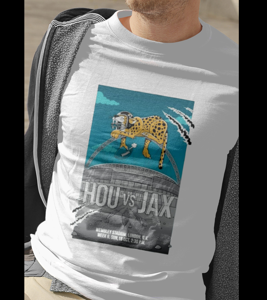HOU Vs JAX Wembley Stadium London Week 6 Sun 18 Oct 2:30 PM T-Shirt
