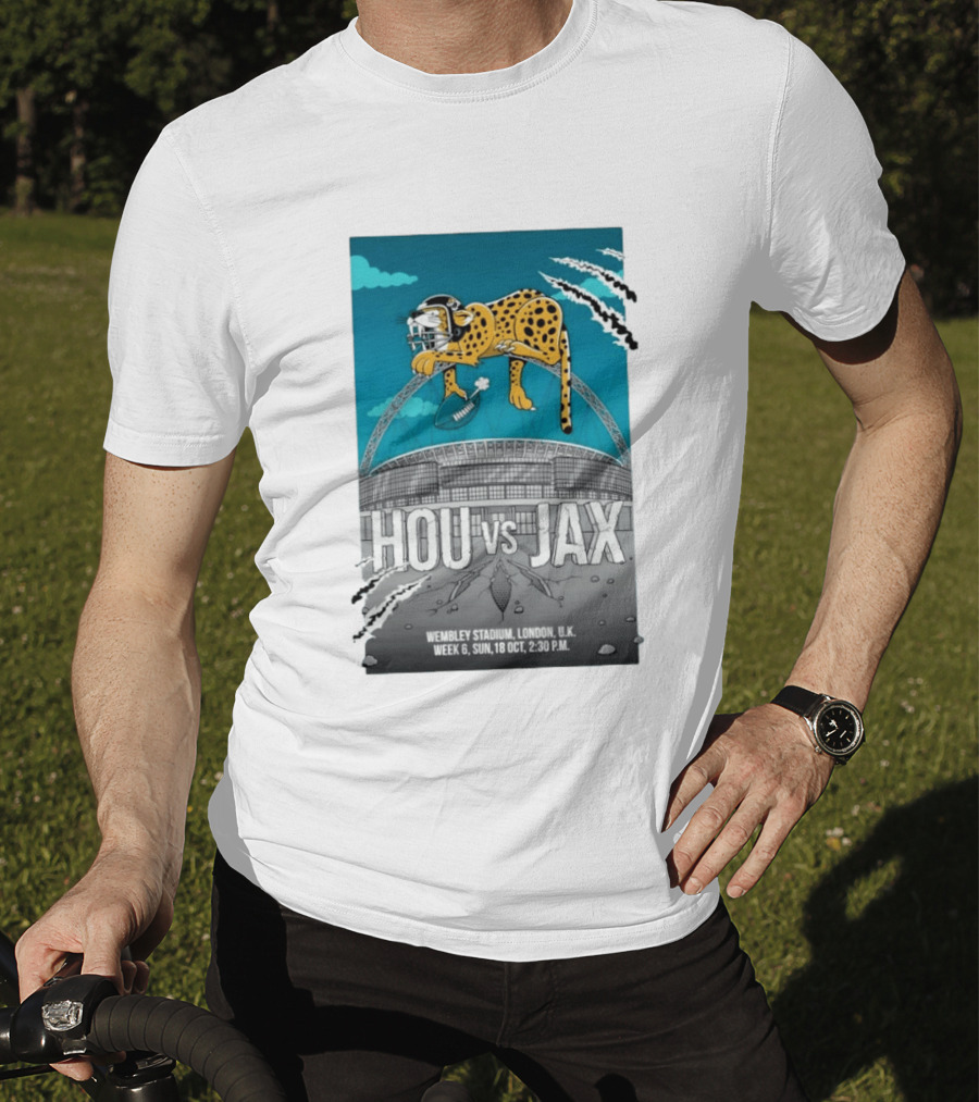 HOU Vs JAX Wembley Stadium London Week 6 Sun 18 Oct 2:30 PM T-Shirt