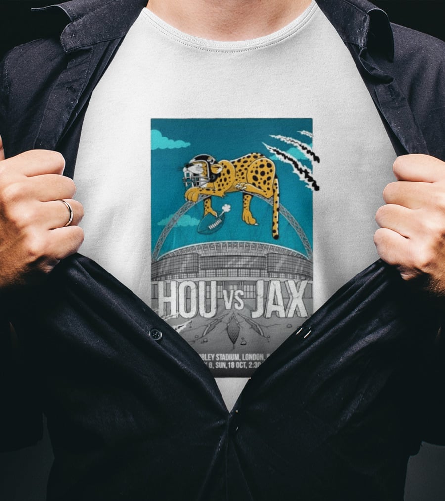 HOU Vs JAX Wembley Stadium London Week 6 Sun 18 Oct 2:30 PM T-Shirt
