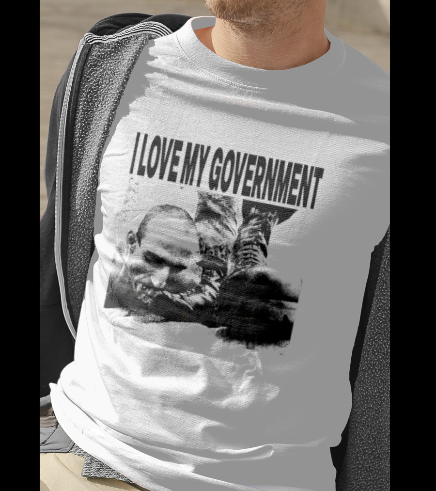 I Love My Government Bootleg Satire Grunge T-Shirt