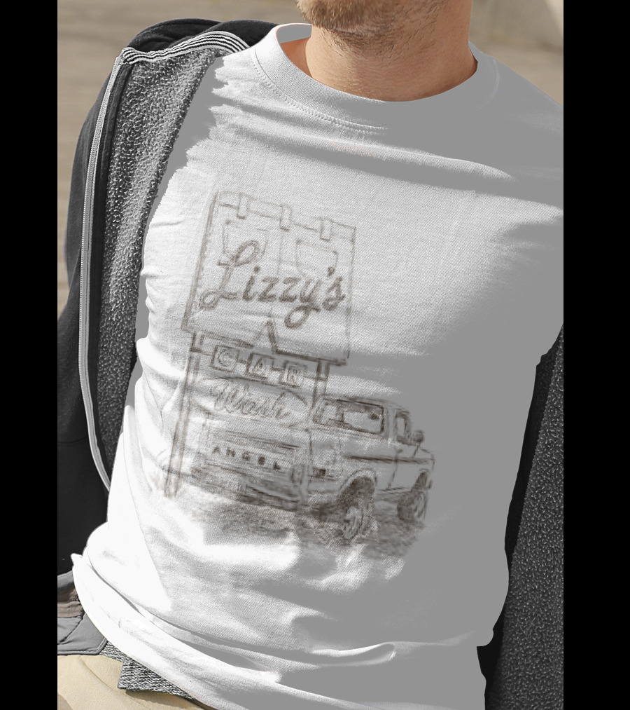 Lizzy Mcalpine Store Lizzy's Car Wash Service T-Shirt