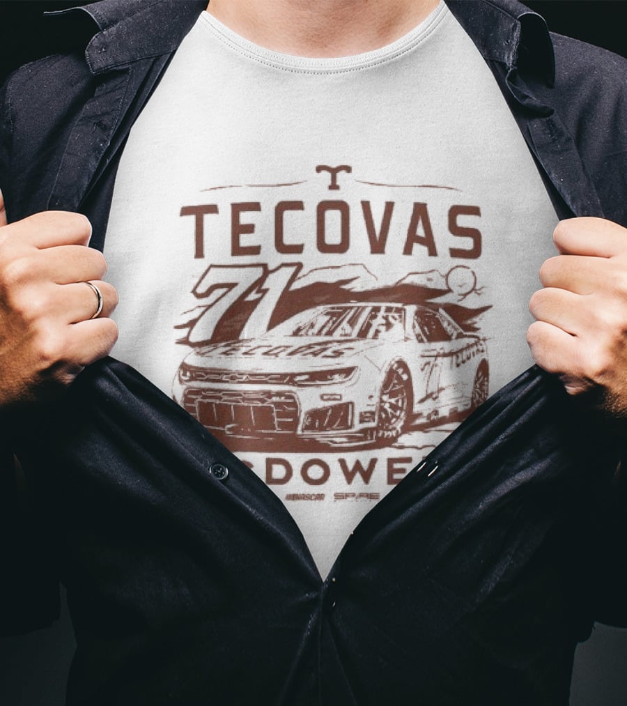 Michael McDowell Tecovas Racing Car #71 T-Shirt