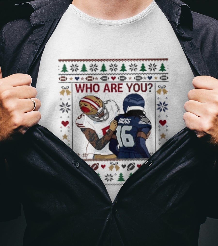 Mike Evans Who Are You Ugly Christmas Sweater Football T-Shirt