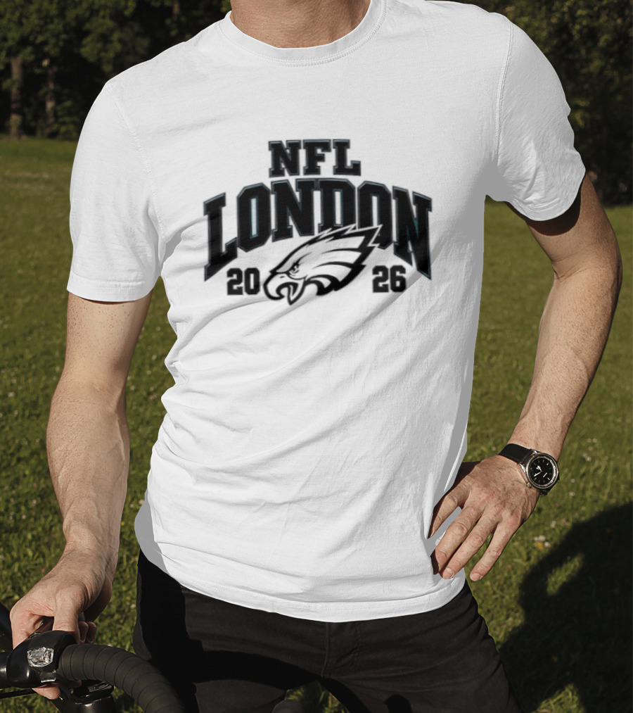 Philadelphia Eagles NFL London 2026 Football Event T-Shirt