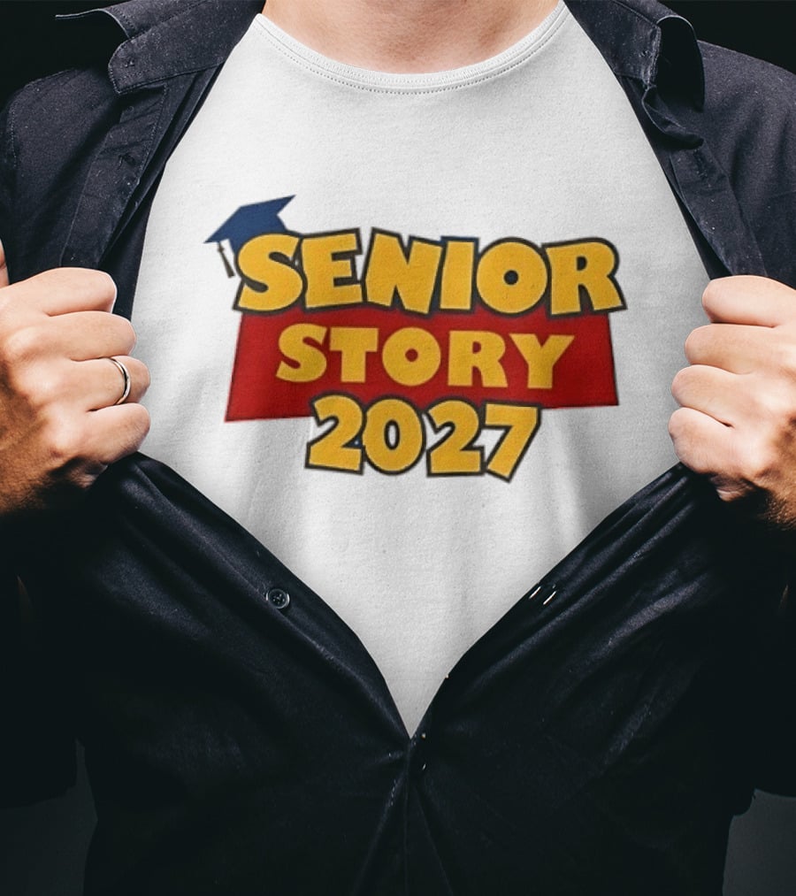 Senior Story 2027 Graduation Theme Inspired By Toy Story T-Shirt