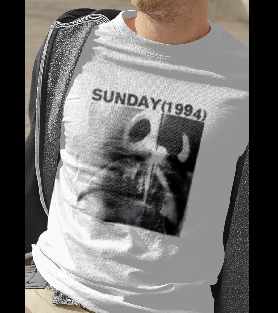 Sunday 1994 The Debut Tour Vintage Nostalgia Black And White Face T-Shirt