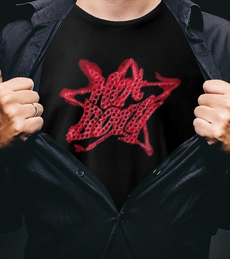 Ayra Starr Red Star Pattern Hot Body T-Shirt