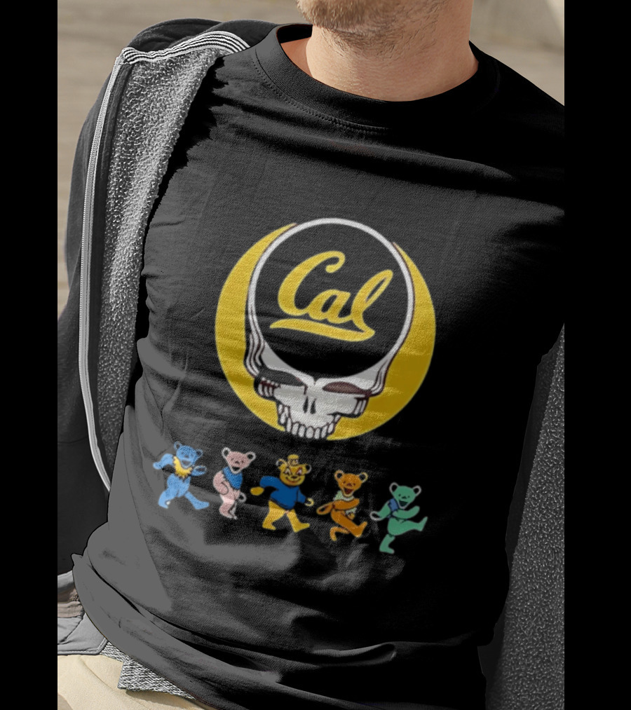 Cal Golden Bears Grateful Dead Steal Your Face Dancing Bears 2026 T-Shirt