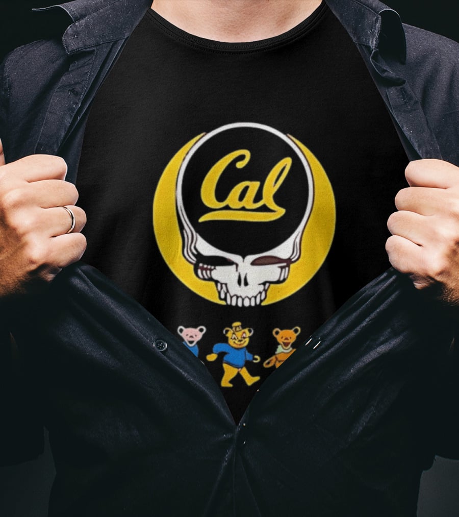 Cal Golden Bears Grateful Dead Steal Your Face Dancing Bears 2026 T-Shirt