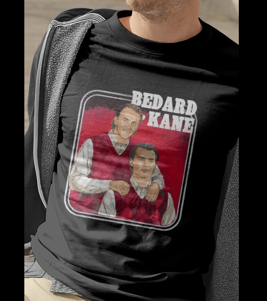Connor Bedard Patrick Kane Chicago Step Brothers Hockey T-Shirt