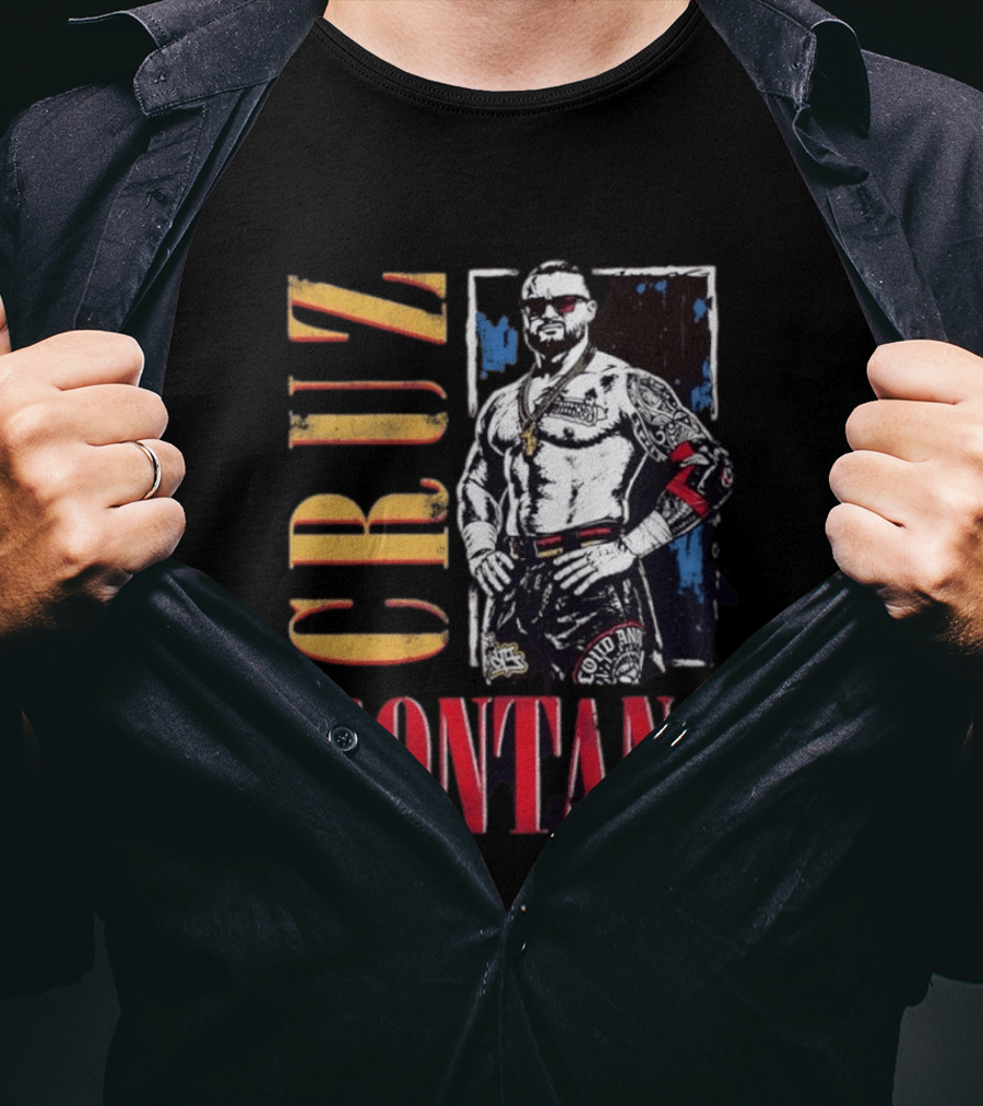 Cruz Montana WWE NXT Wrestling Solid T-Shirt