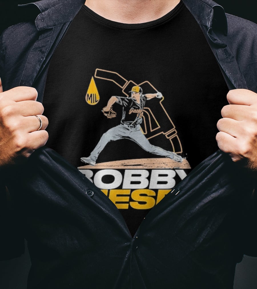 Bobby Diesel Pitcher Oil Can Baseball T-Shirt