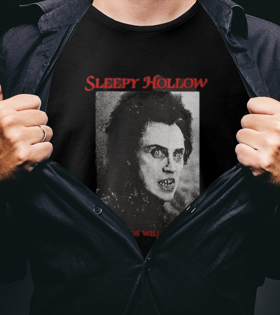 Sleepy Hollow Heads Will Roll Vintage Horror T-Shirt