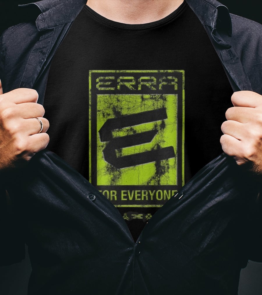Erra For Everyone Grunge E Xbox Gaming T-Shirt