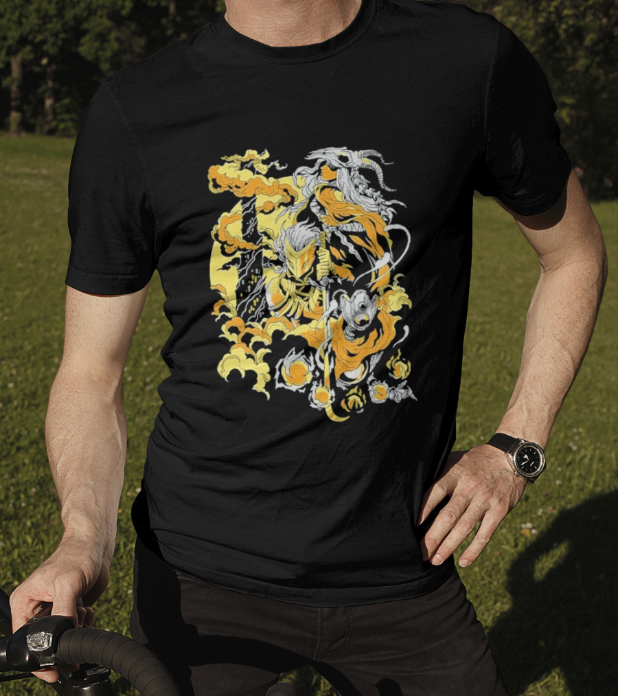 Slay The Spire The Spire Awaits Mysterious Fiery Knight T-Shirt