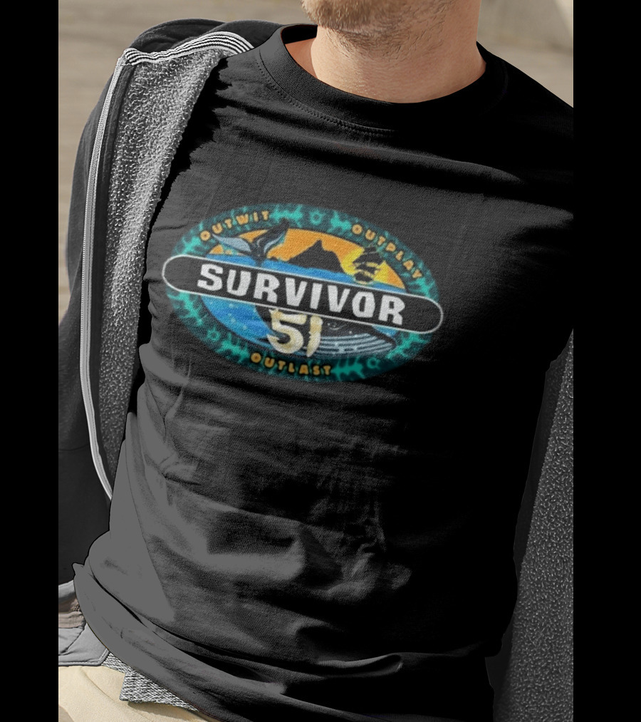 Survivor 51 Outwit Outplay Outlast Oval Island T-Shirt