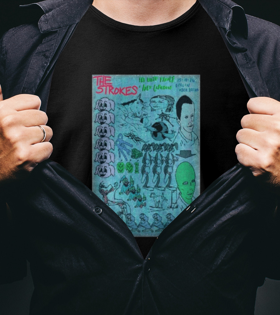 The Strokes Uber Arena Berlin Germany October 15 2026 T-Shirt