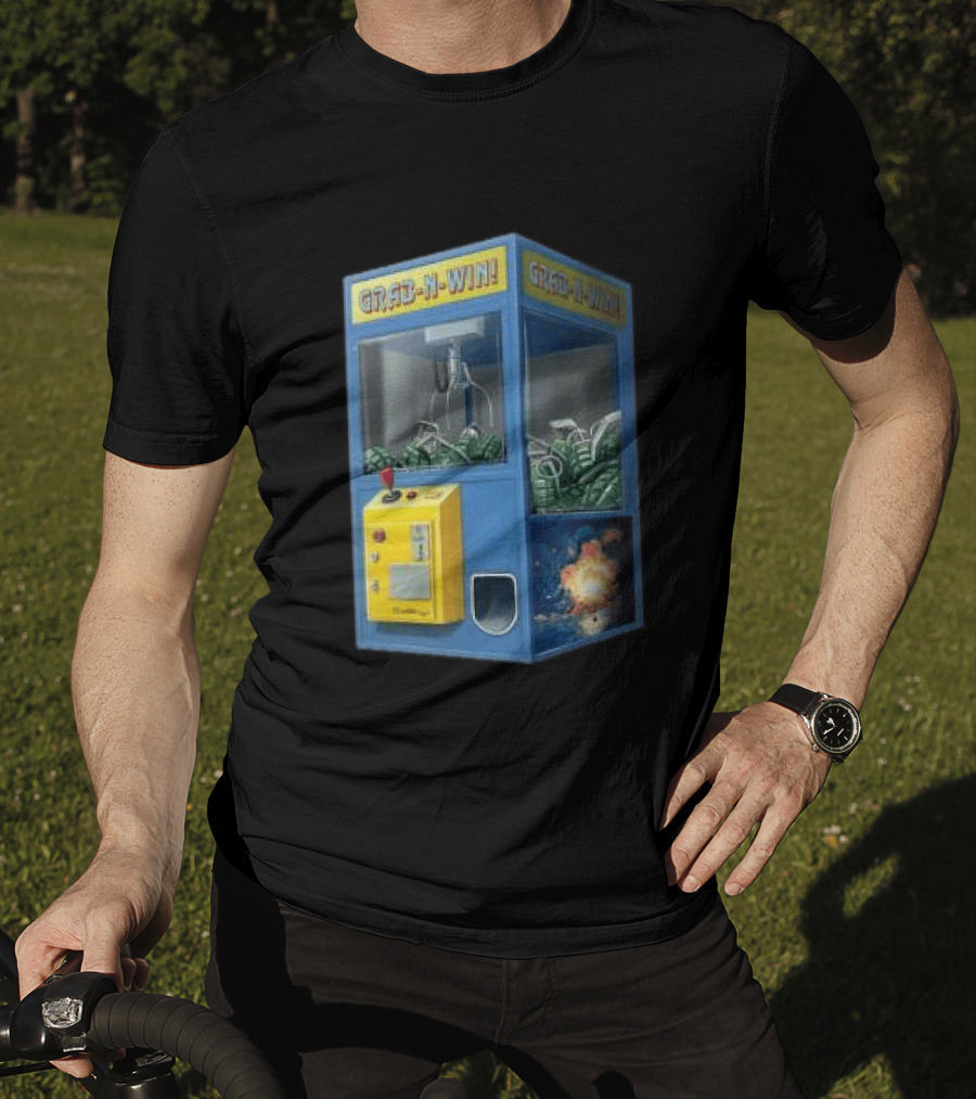 The Wynwood Walls Store Grab N Win Leon Keer Claw Machine Explosion T-Shirt