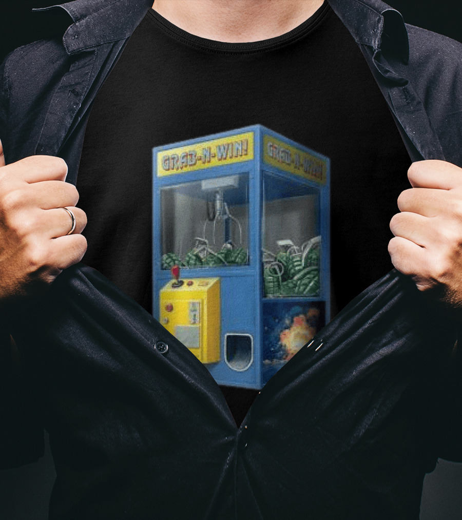 The Wynwood Walls Store Grab N Win Leon Keer Claw Machine Explosion T-Shirt