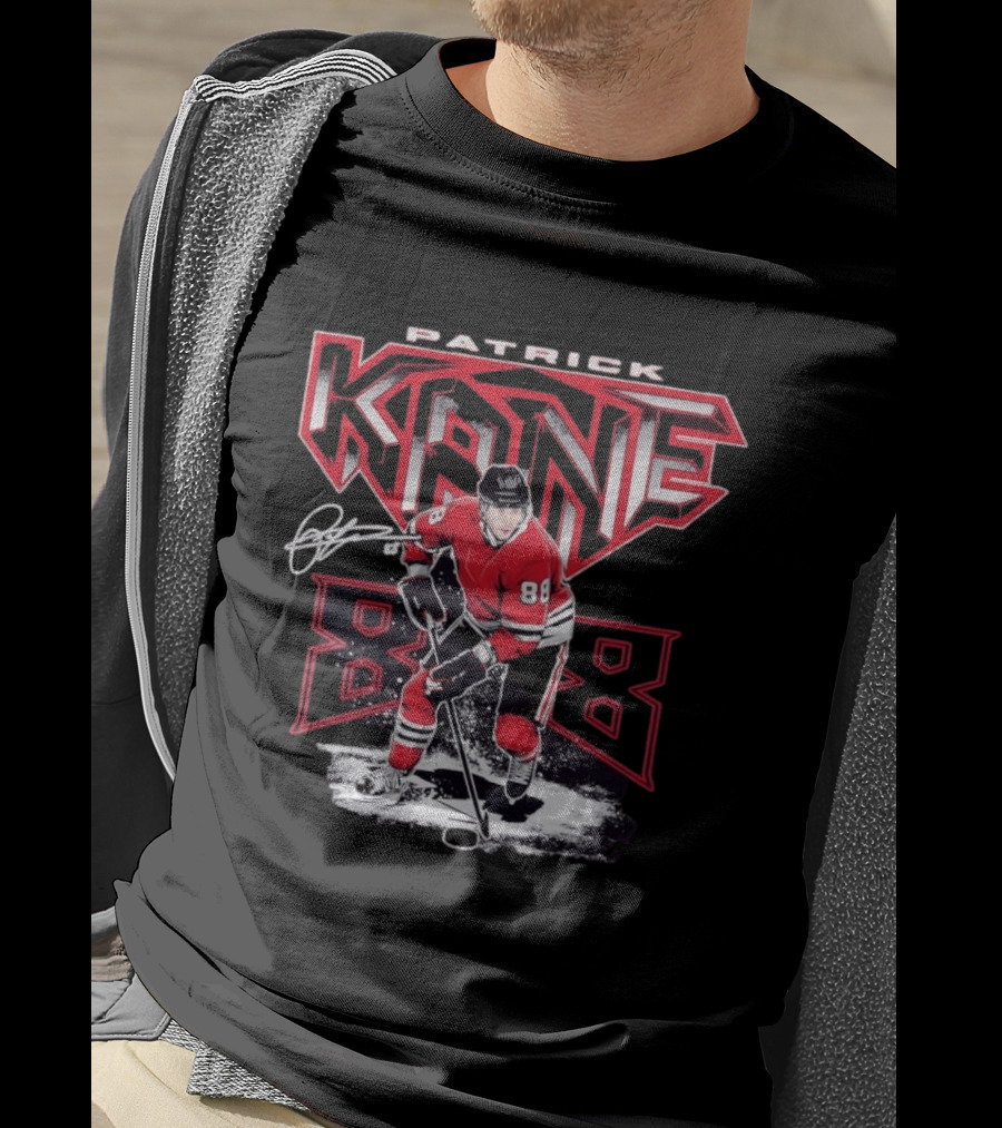 Patrick Kane 88 Chicago Blackhawks Hockey Metal T-Shirt