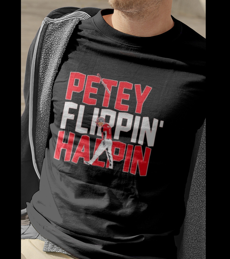 Petey Flippin' Halpin Baseball Cleveland Guardians T-Shirt