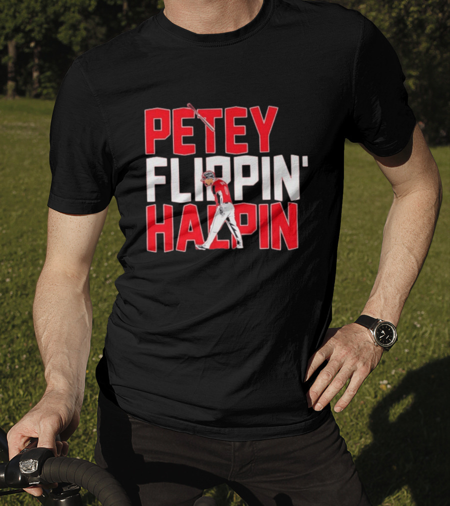 Petey Flippin' Halpin Baseball Cleveland Guardians T-Shirt