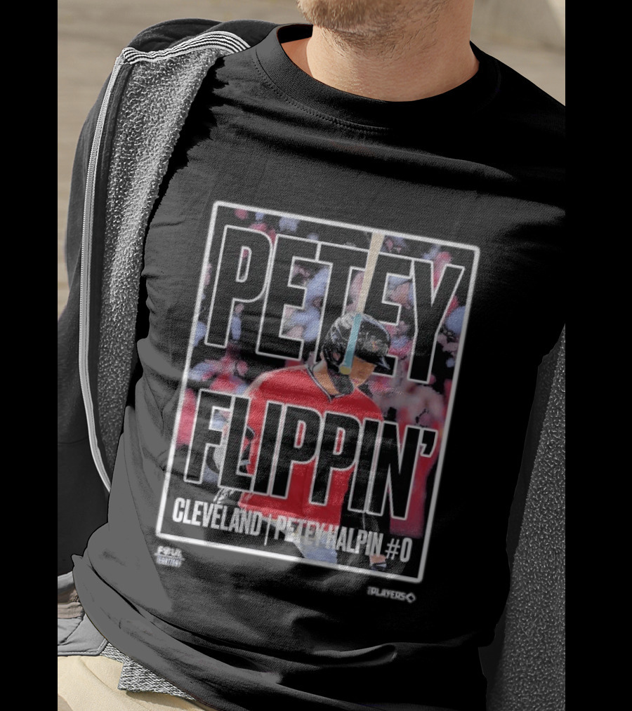 Petey Flippin' Cleveland Petey Halpin #0 T-Shirt