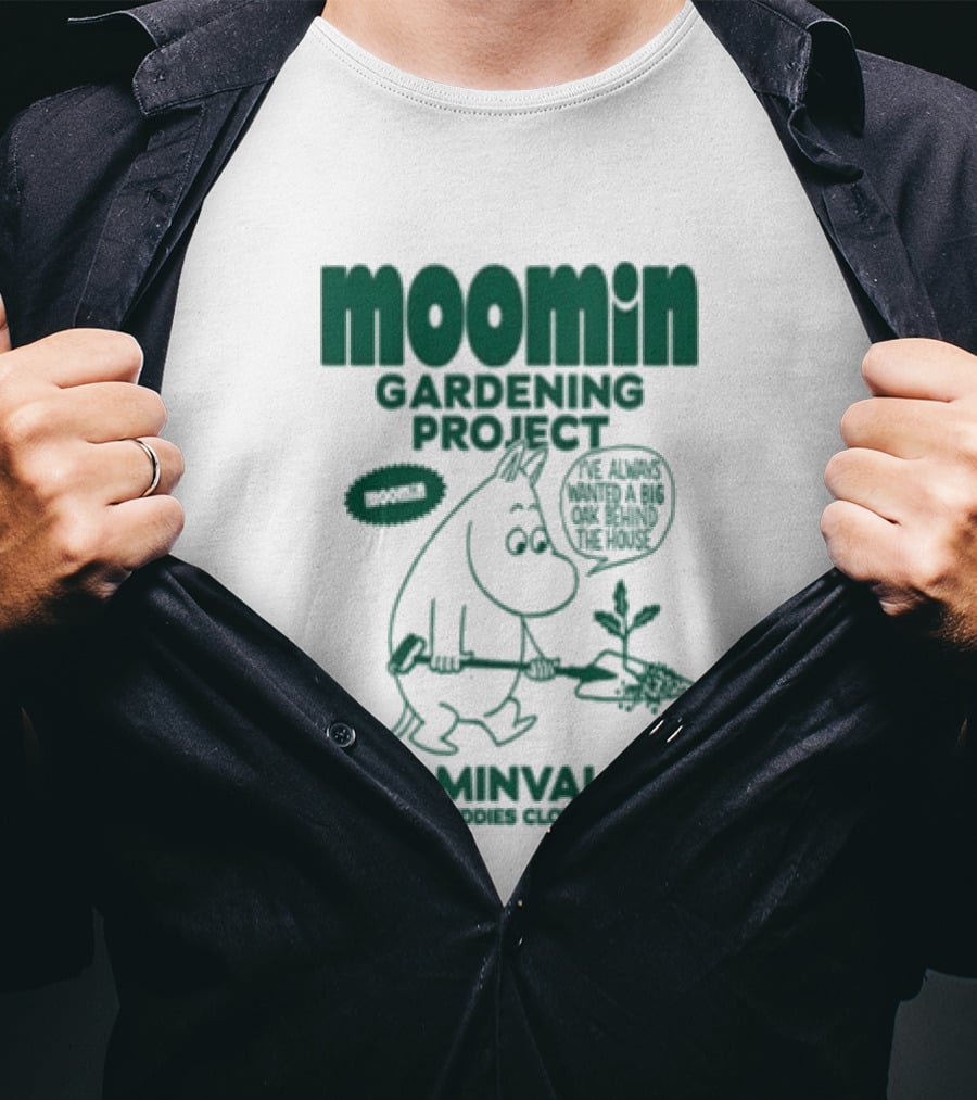 Moomin Gardening Project Moominvalley Backstage Rock T-Shirt