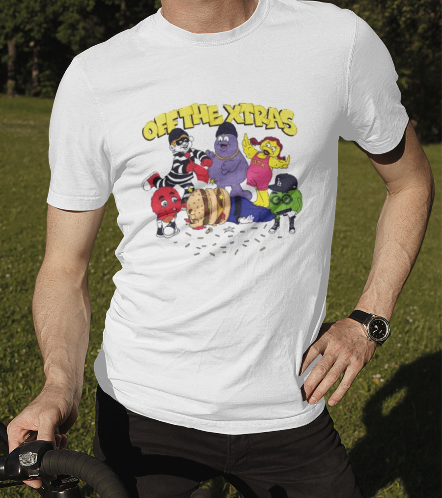 Geezy World Store Trappy Meal Off The Xtras Characters T-Shirt