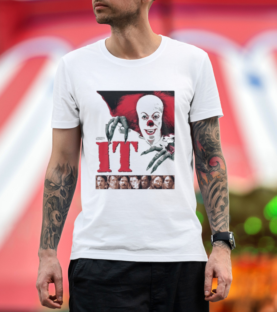 IT Eternal Grin Pennywise Creepy Clown Horror Movie T-Shirt