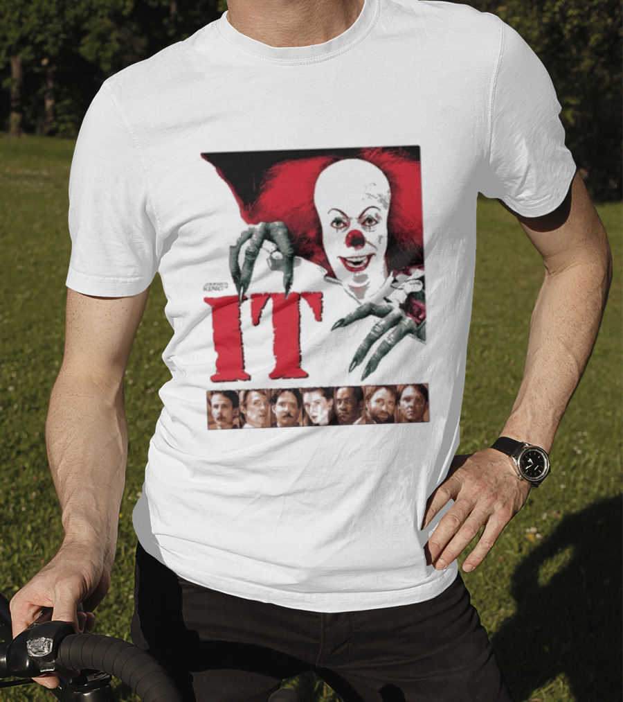 IT Eternal Grin Pennywise Creepy Clown Horror Movie T-Shirt