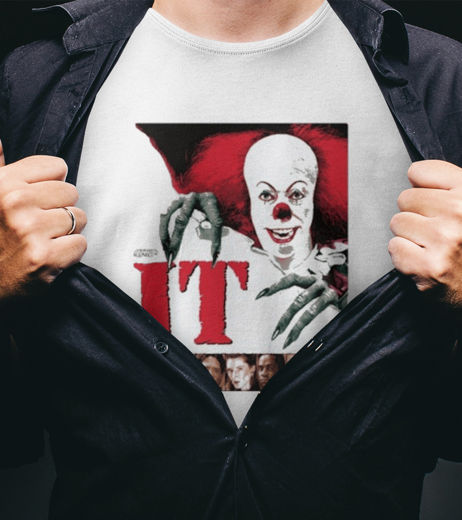 IT Eternal Grin Pennywise Creepy Clown Horror Movie T-Shirt