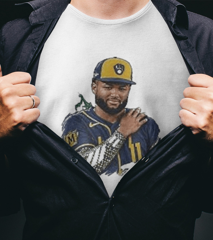 Milwaukee Brewers Jackson Chourio Praying Mantis NLCS 2026 Baseball T-Shirt