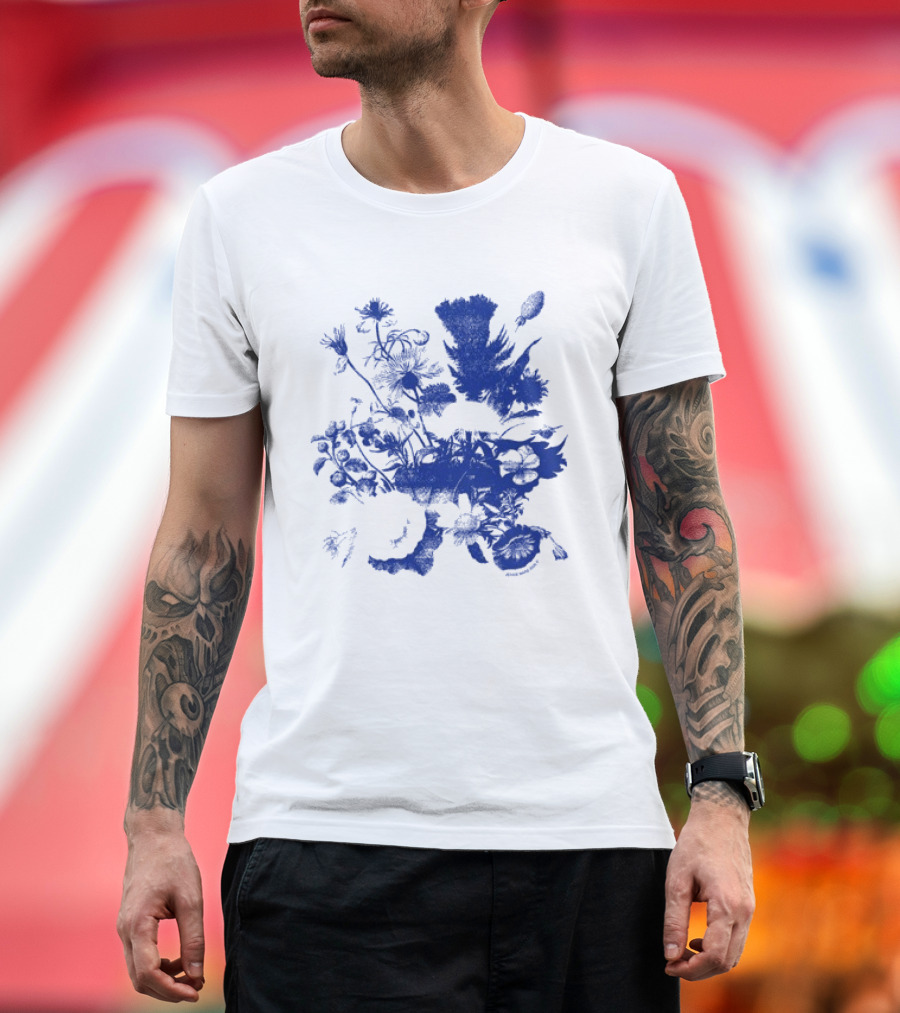 Jessie Ware Superbloom Longsleeve Blue Floral T-Shirt