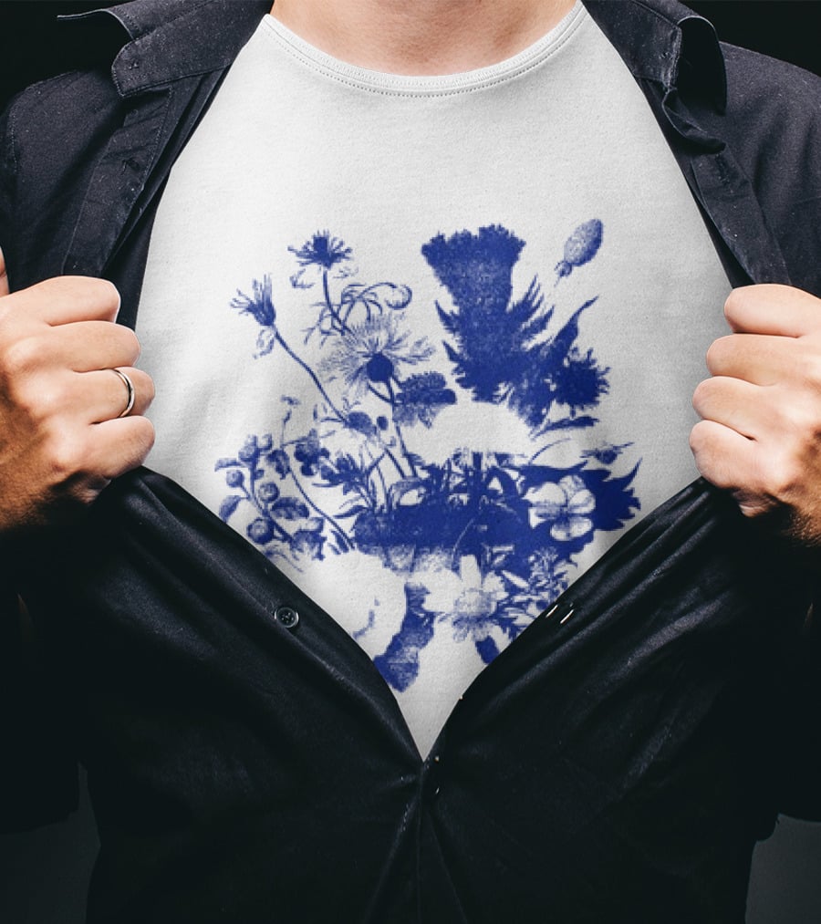 Jessie Ware Superbloom Longsleeve Blue Floral T-Shirt