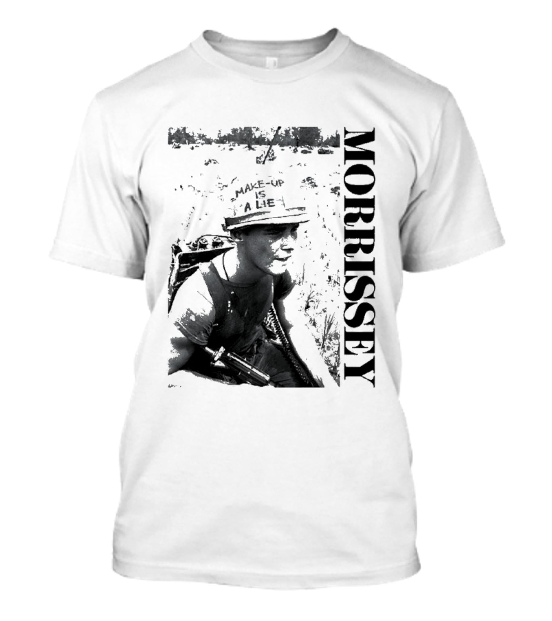 Morrissey Make Up Is A Lie Combat 2026 Tour T-Shirt