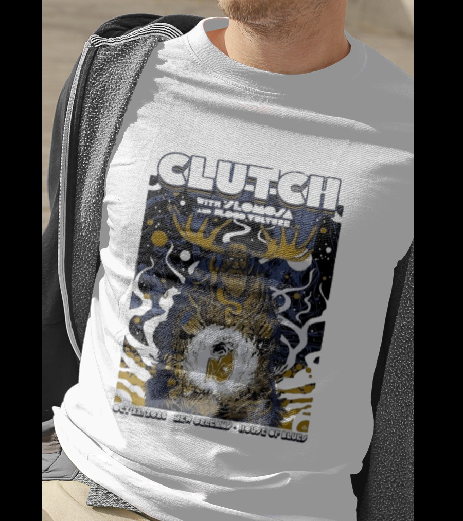 Clutch The Lobo Event New Orleans House Of Blues October 2026 T-Shirt