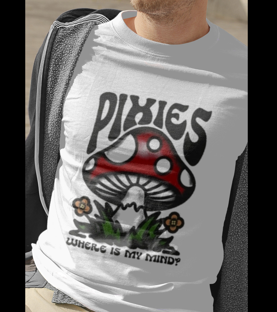 Pixies Where Is My Mind Mushroom T-Shirt