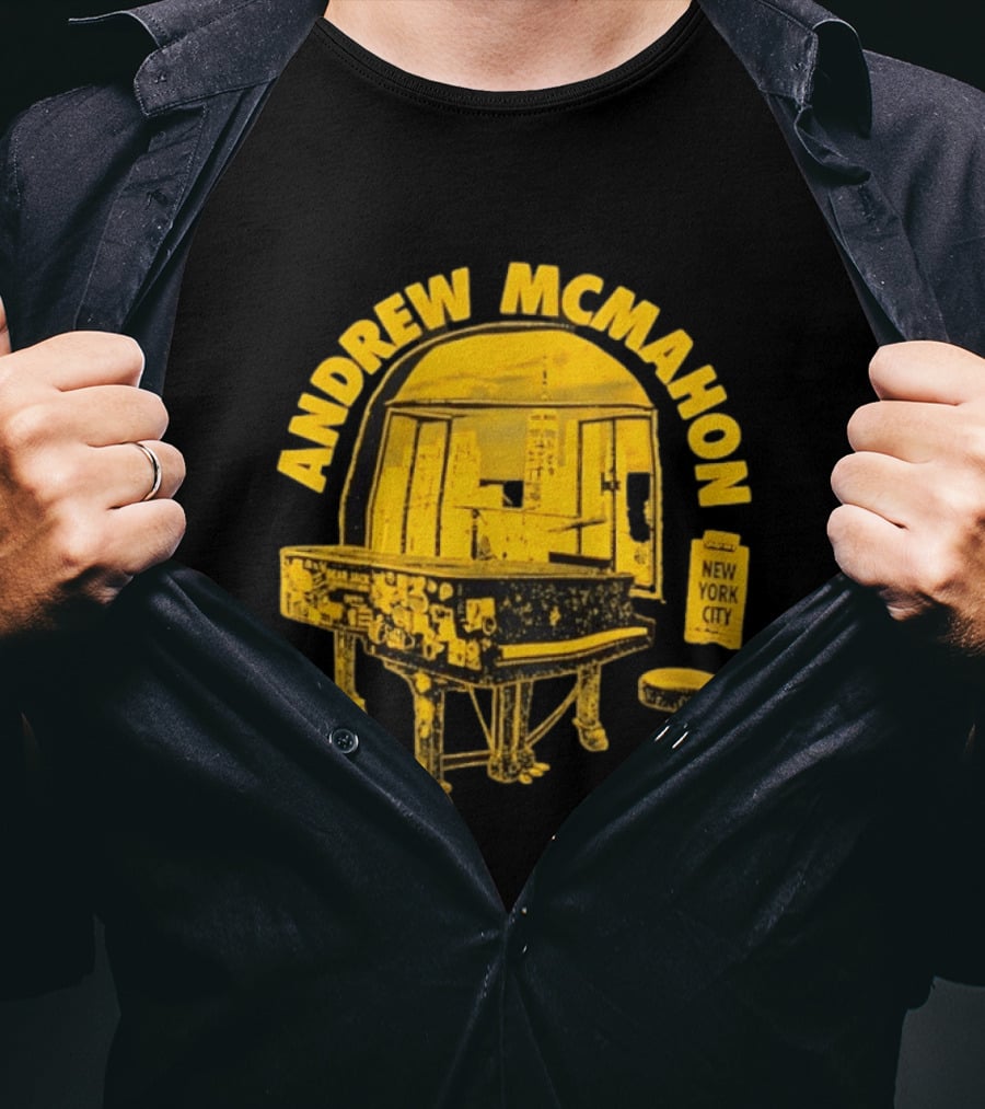 Andrew McMahon City Winery New York City October 15 16 2026 Piano T-Shirt